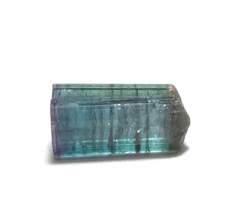 15.6 Carat Double Terminated Purple Cap Tourmaline Crystal - Peche Mine, Afghanistan
