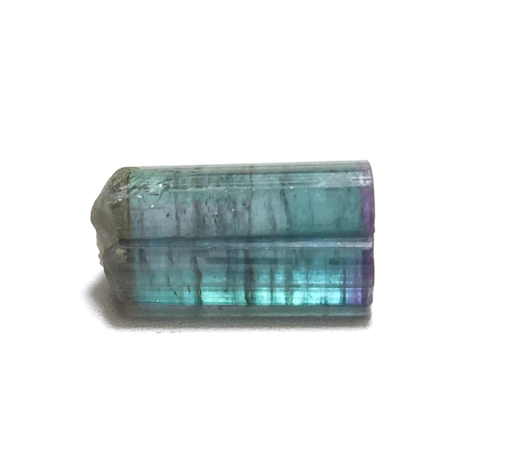 15.6 Carat Double Terminated Purple Cap Tourmaline Crystal - Peche Mine, Afghanistan