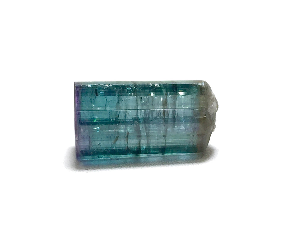 15.6 Carat Double Terminated Purple Cap Tourmaline Crystal - Peche Mine, Afghanistan
