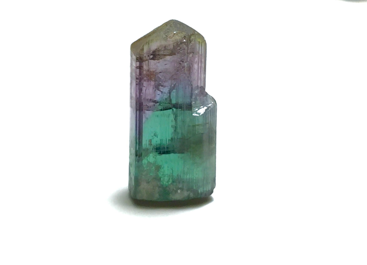 6.8 Carat Multi-Color Rainbow Tourmaline – Fully Terminated Crystal Specimen from Paprok Mine, Afghanistan