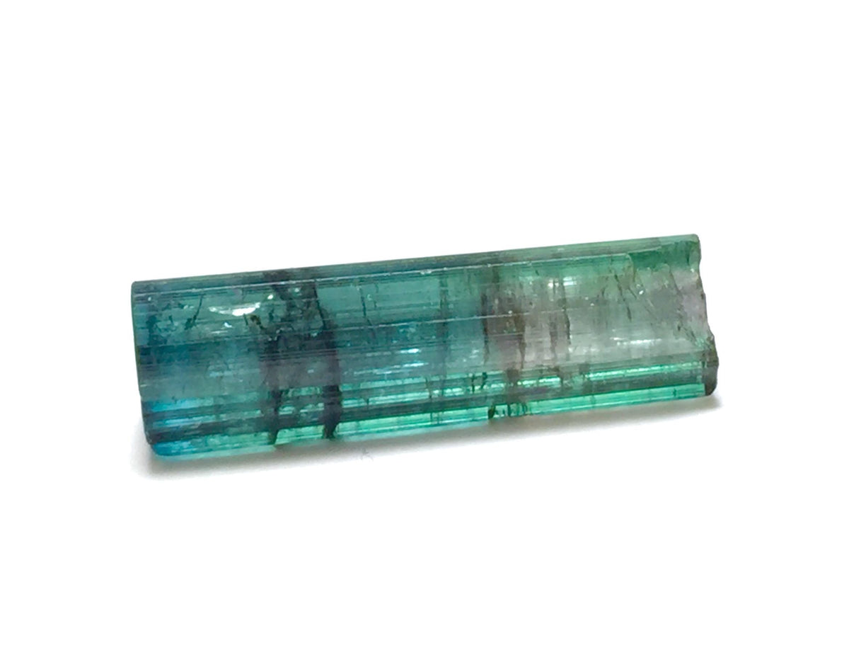 Watermelon Tourmaline Crystal – Pendant Size Bi-Color Specimen from Peche Mine, Afghanistan