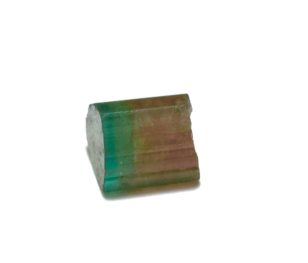 13.2 Carat Bi-Color Watermelon Tourmaline Crystal - Natural Specimen from Peche Mine