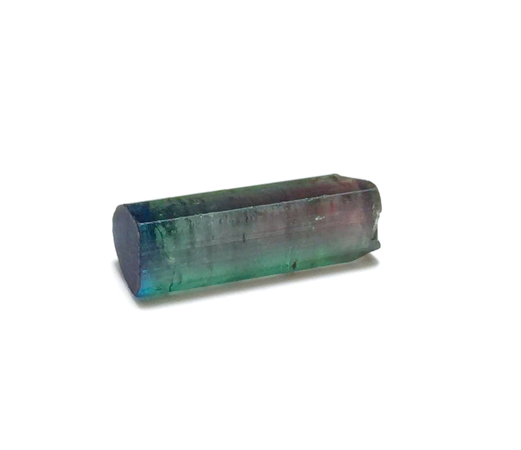 Bi-Color Tourmaline Crystal - Natural Pendant Size Specimen from Peche, Afghanistan