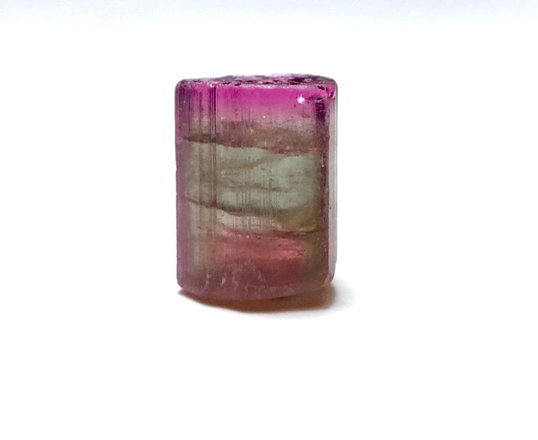 Tri-Color Tourmaline Crystal - Rare Zoned Specimen from Paprok Mine, Afghanistan