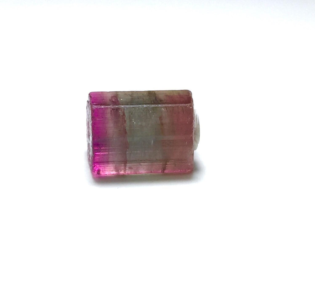 Tri-Color Tourmaline Crystal - Rare Zoned Specimen from Paprok Mine, Afghanistan