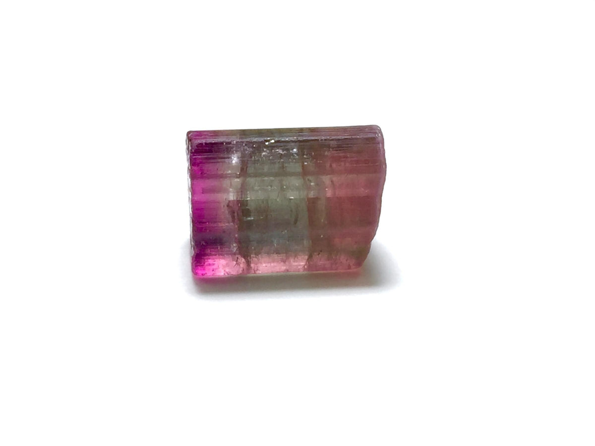 Tri-Color Tourmaline Crystal - Rare Zoned Specimen from Paprok Mine, Afghanistan