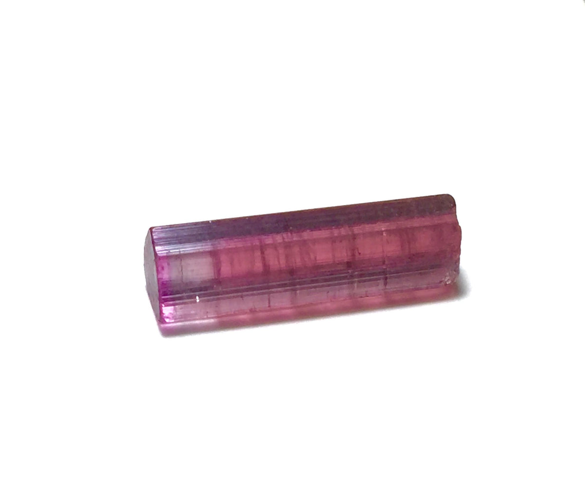 Purple Cap Tourmaline Crystal | Paprok Mine Afghanistan Natural Bi-Color Mineral Specimen