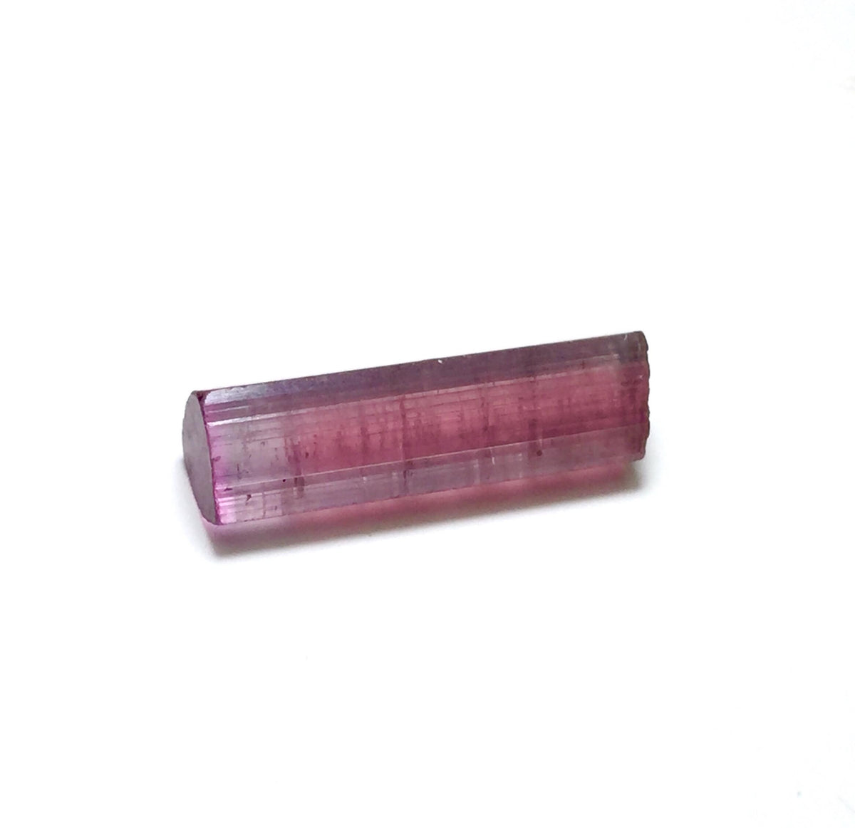 Purple Cap Tourmaline Crystal | Paprok Mine Afghanistan Natural Bi-Color Mineral Specimen