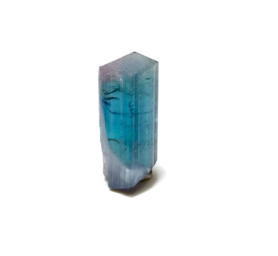 Electric Neon Blue Cat's Eye Tourmaline | Peche Mine Afghanistan Natural Rare Crystal Specimen