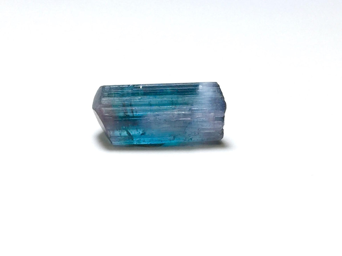 Electric Neon Blue Cat's Eye Tourmaline | Peche Mine Afghanistan Natural Rare Crystal Specimen