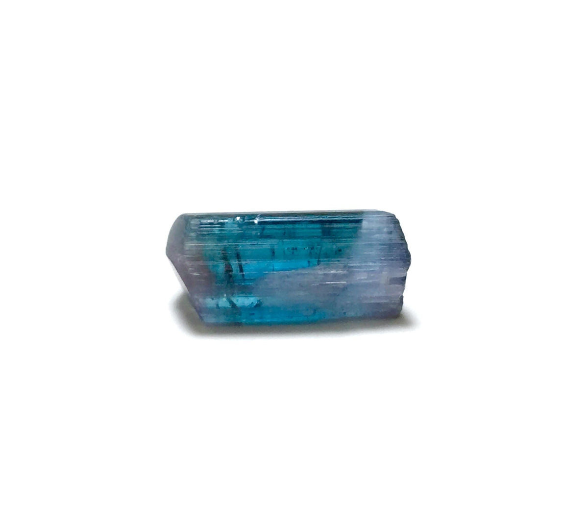 Electric Neon Blue Cat's Eye Tourmaline | Peche Mine Afghanistan Natural Rare Crystal Specimen