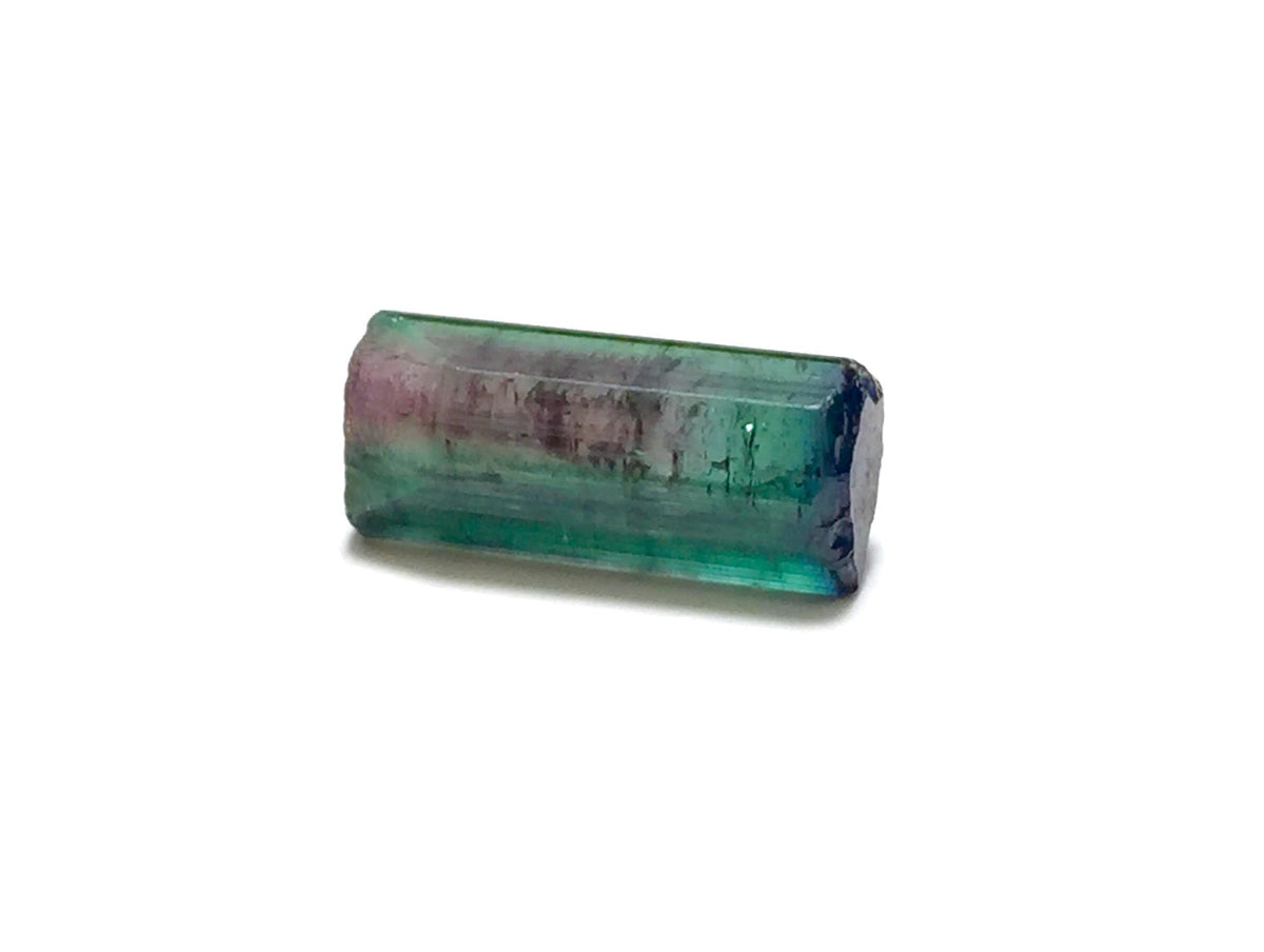 6.3 Carat Bi-Color Watermelon Tourmaline Crystal - Peche Mine, Afghanistan