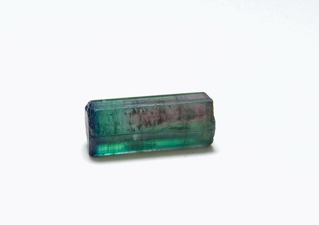 6.3 Carat Bi-Color Watermelon Tourmaline Crystal - Peche Mine, Afghanistan