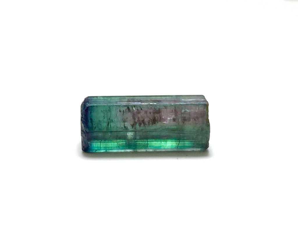 6.3 Carat Bi-Color Watermelon Tourmaline Crystal - Peche Mine, Afghanistan