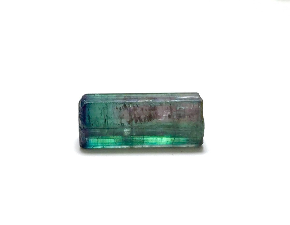 6.3 Carat Bi-Color Watermelon Tourmaline Crystal - Peche Mine, Afghanistan