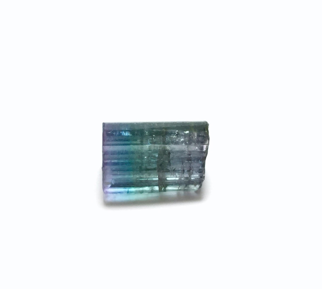 8.1 Carat Natural Bi-Color Tourmaline Crystal - Paprok Mine, Afghanistan - Multi-Color Terminated Specimen