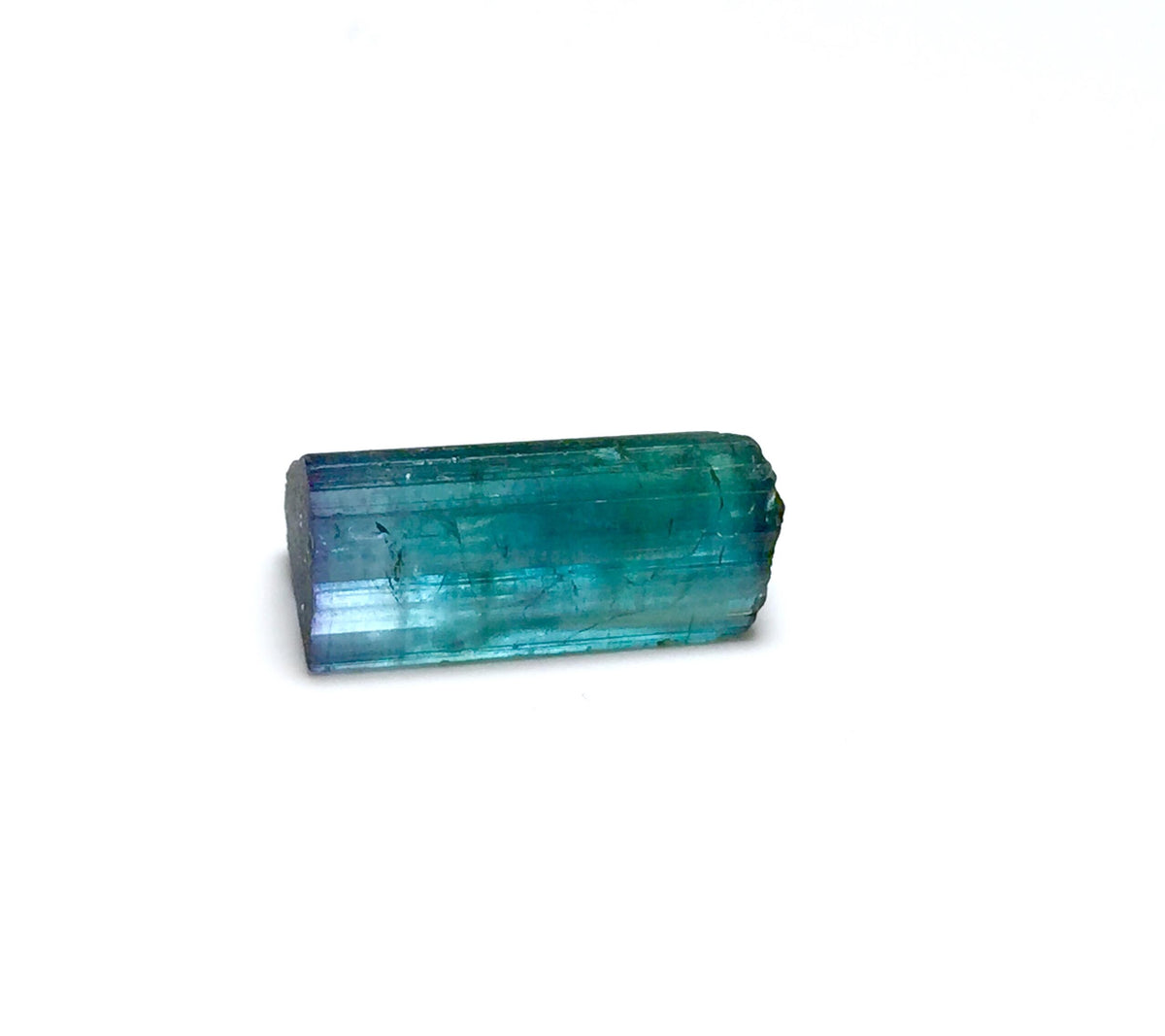 Indicolite Blue Tourmaline Crystal - Peche Mine Afghanistan - Terminated Pendant Size Specimen