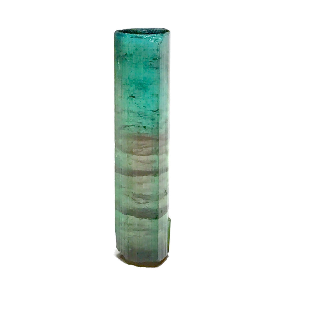 Natural Watermelon Tourmaline Crystal - Peche Mine Afghanistan - Terminated Pendant Size Specimen
