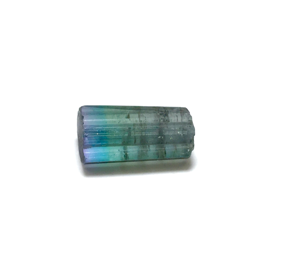 Natural Blue Cap Watermelon Tourmaline – Peche Mine Afghanistan – Pocket Size Terminated Crystal Specimen
