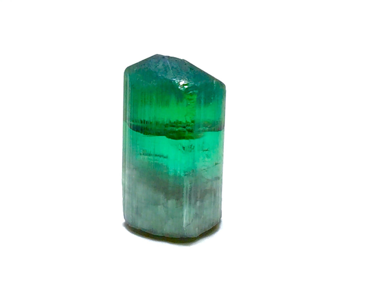 9.4 Carat Natural Cat's Eye Green Tourmaline Crystal - Paprok, Afghanistan