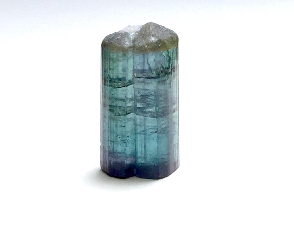 15.6 Carat Double Terminated Purple Cap Tourmaline Crystal - Peche Mine, Afghanistan