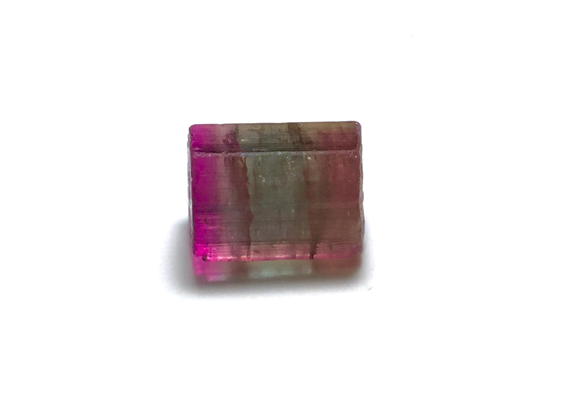 Tri-Color Tourmaline Crystal - Rare Zoned Specimen from Paprok Mine, Afghanistan