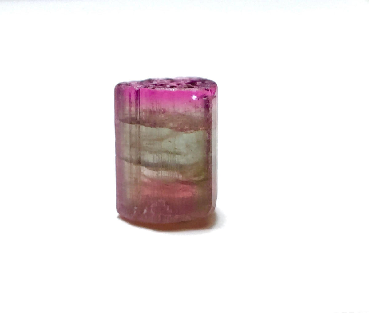 Tri-Color Tourmaline Crystal - Rare Zoned Specimen from Paprok Mine, Afghanistan