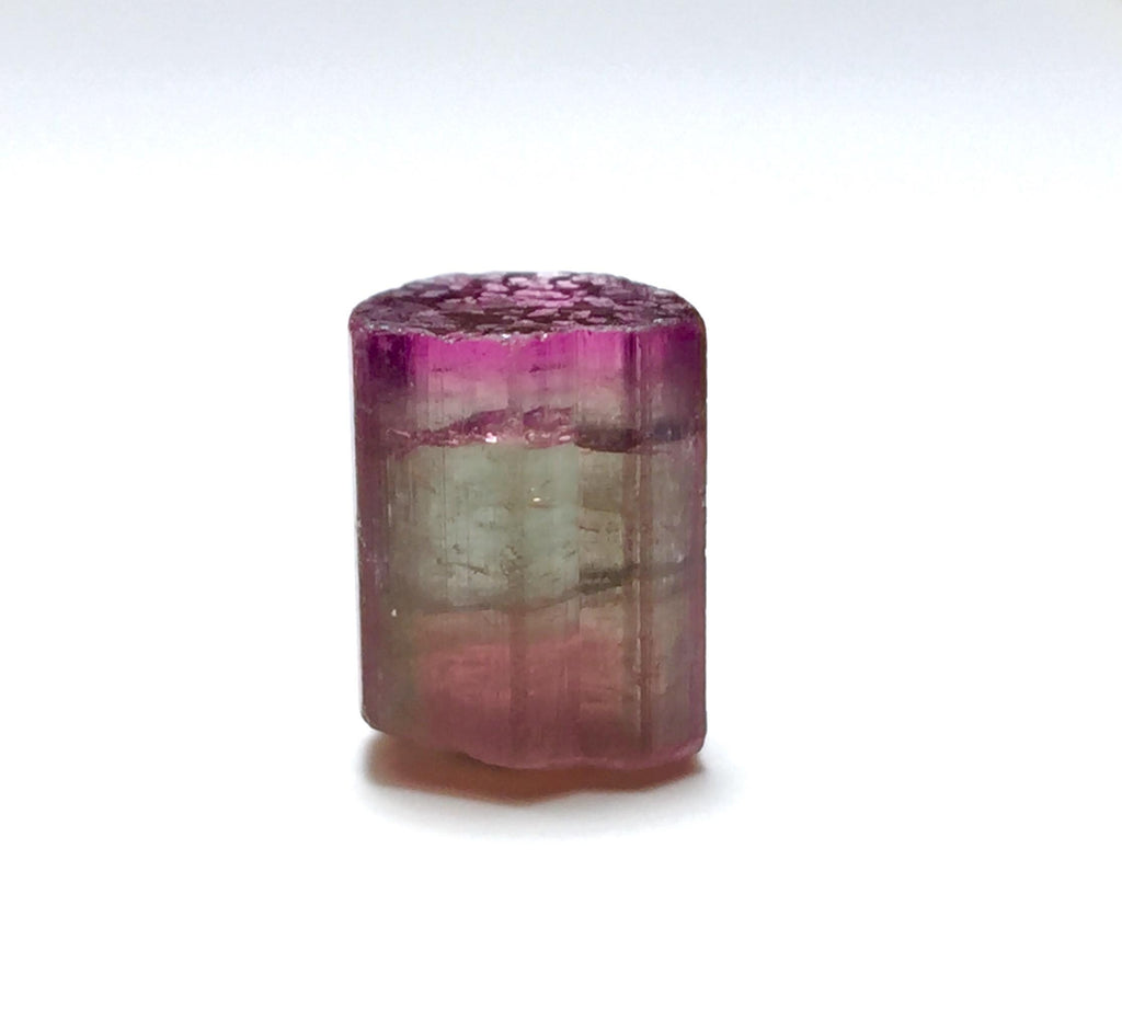 Tri-Color Tourmaline Crystal - Rare Zoned Specimen from Paprok Mine, Afghanistan