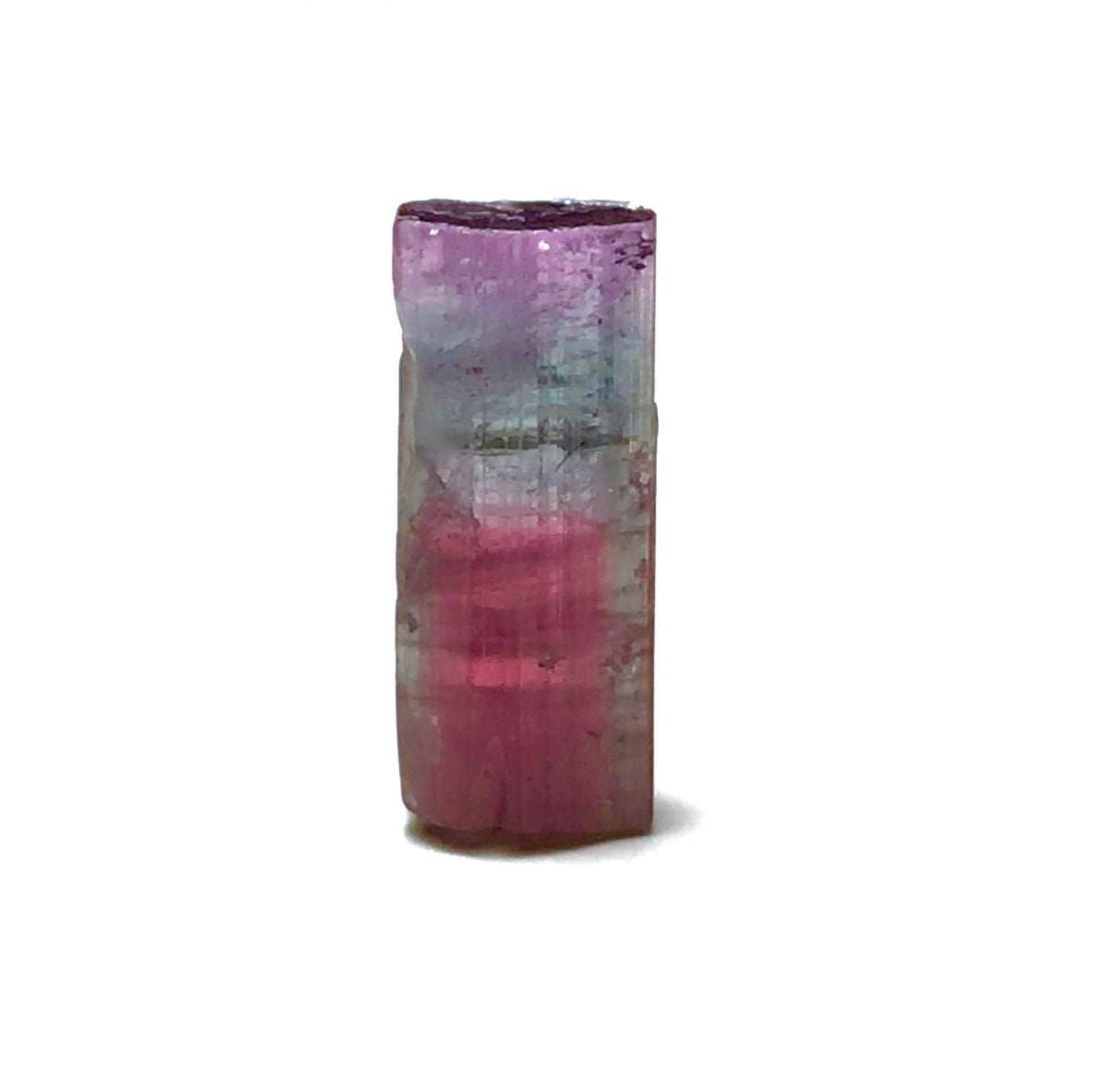 10.1 Carat Natural Bi-Color Tourmaline Crystal - Paprok Mine Afghanistan - Pendant Size Mineral Specimen
