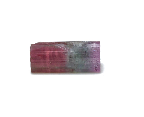 10.1 Carat Natural Bi-Color Tourmaline Crystal - Paprok Mine Afghanistan - Pendant Size Mineral Specimen