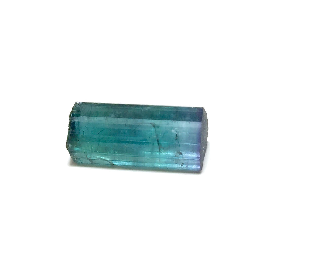Indicolite Blue Tourmaline Crystal - Peche Mine Afghanistan - Terminated Pendant Size Specimen