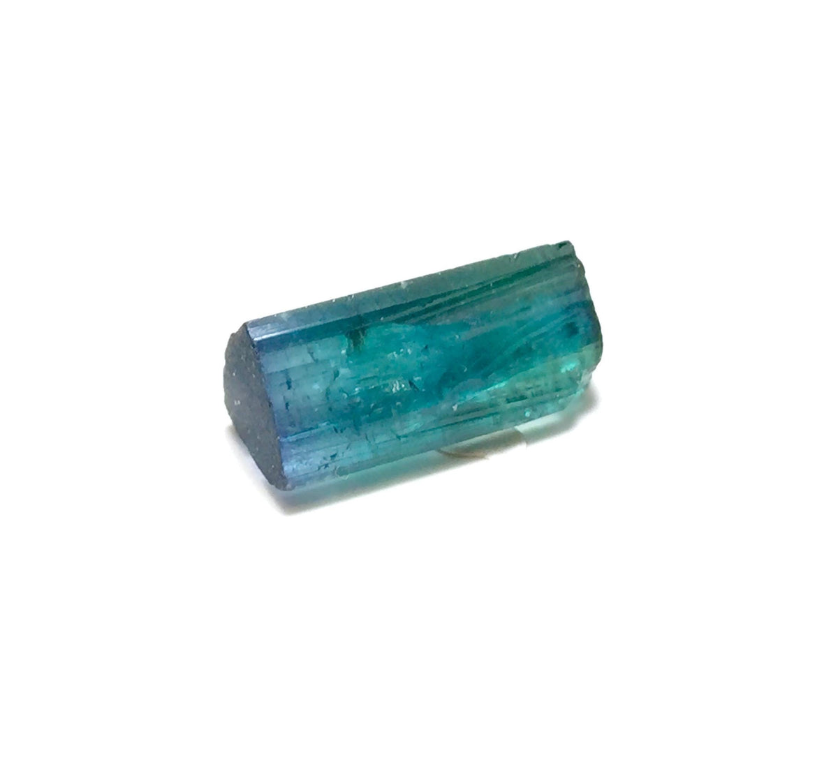 Indicolite Blue Tourmaline Crystal - Peche Mine Afghanistan - Terminated Pendant Size Specimen