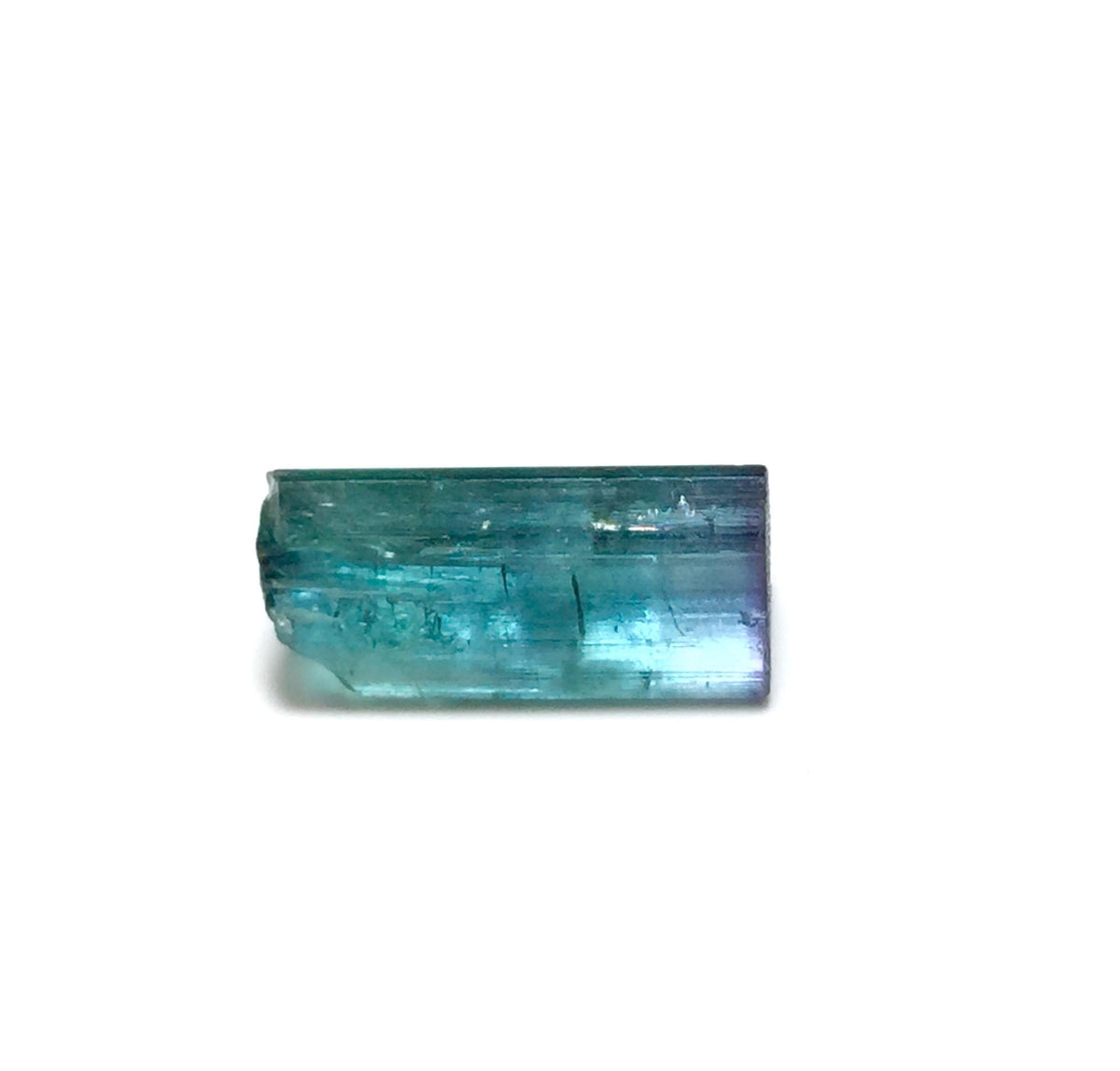 Indicolite Blue Tourmaline Crystal - Peche Mine Afghanistan - Terminated Pendant Size Specimen