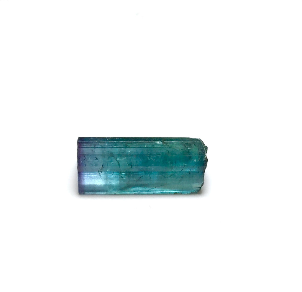 Indicolite Blue Tourmaline Crystal - Peche Mine Afghanistan - Terminated Pendant Size Specimen