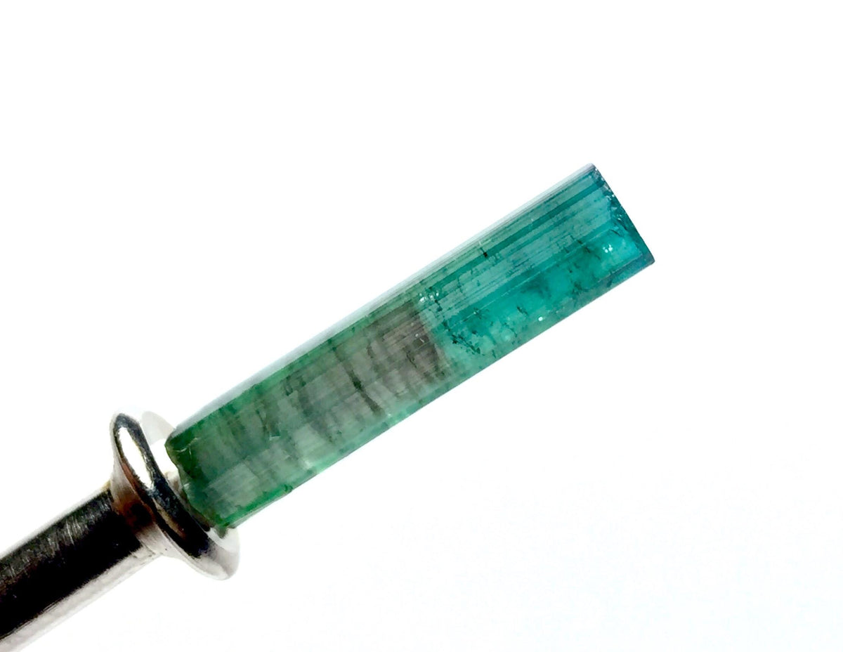 Natural Watermelon Tourmaline Crystal - Peche Mine Afghanistan - Terminated Pendant Size Specimen