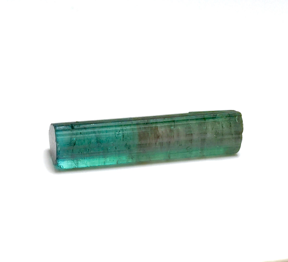 Natural Watermelon Tourmaline Crystal - Peche Mine Afghanistan - Terminated Pendant Size Specimen