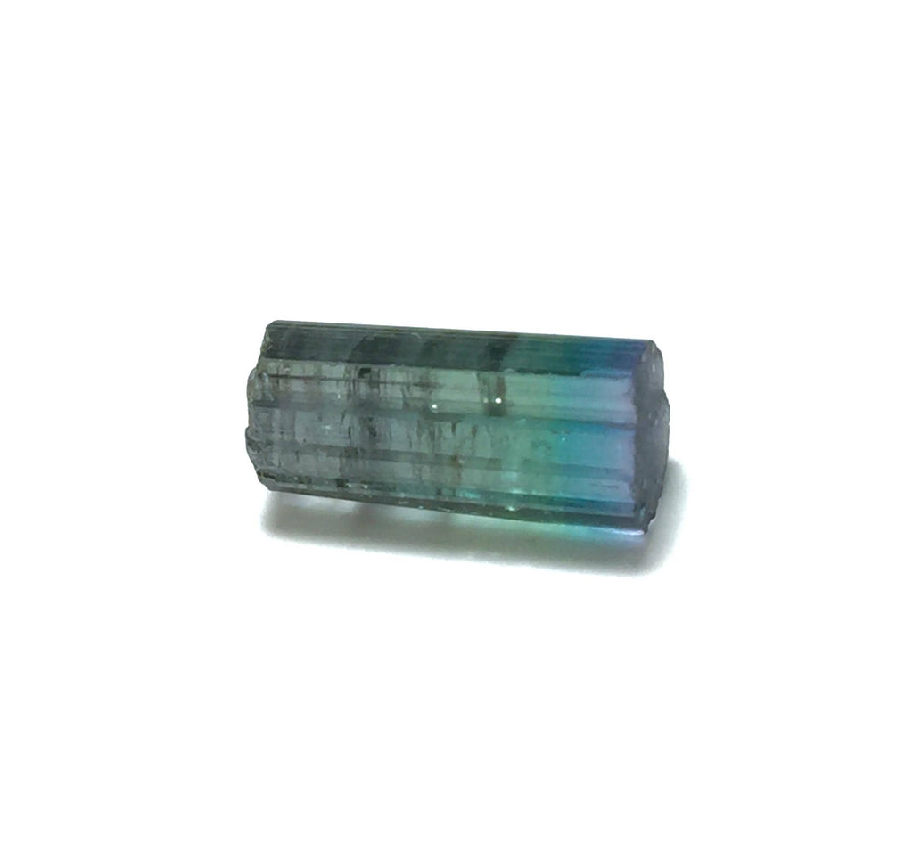 Natural Blue Cap Watermelon Tourmaline – Peche Mine Afghanistan – Pocket Size Terminated Crystal Specimen
