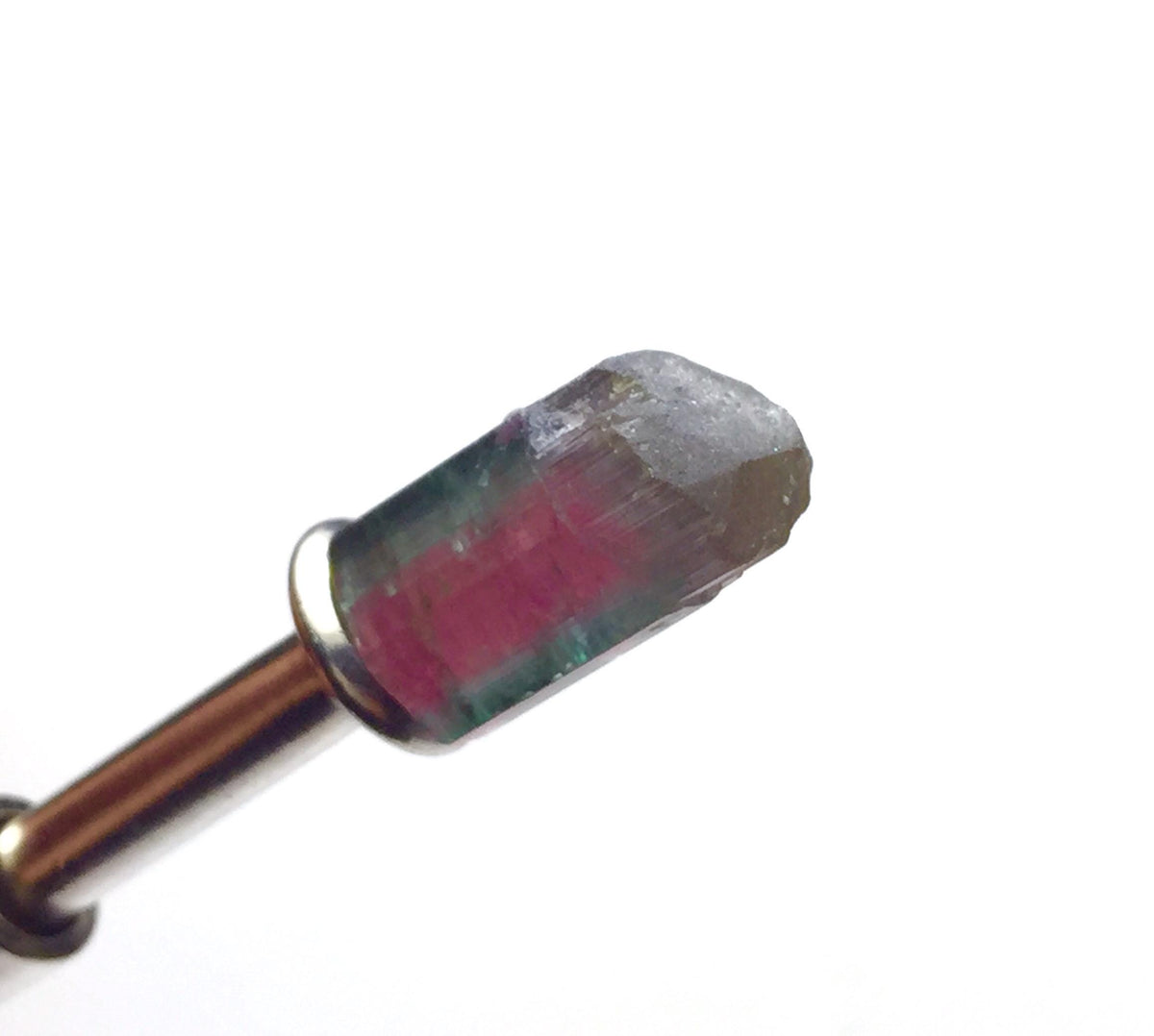 11.6 Carat Watermelon Tourmaline Crystal – Peche Mine, Afghanistan Pendant Specimen