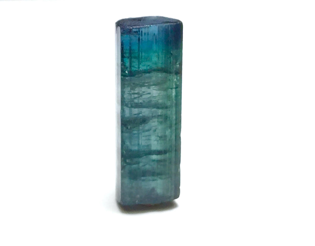 Ink Blue Indicolite Tourmaline Crystal – Peche Mine, Afghanistan ---