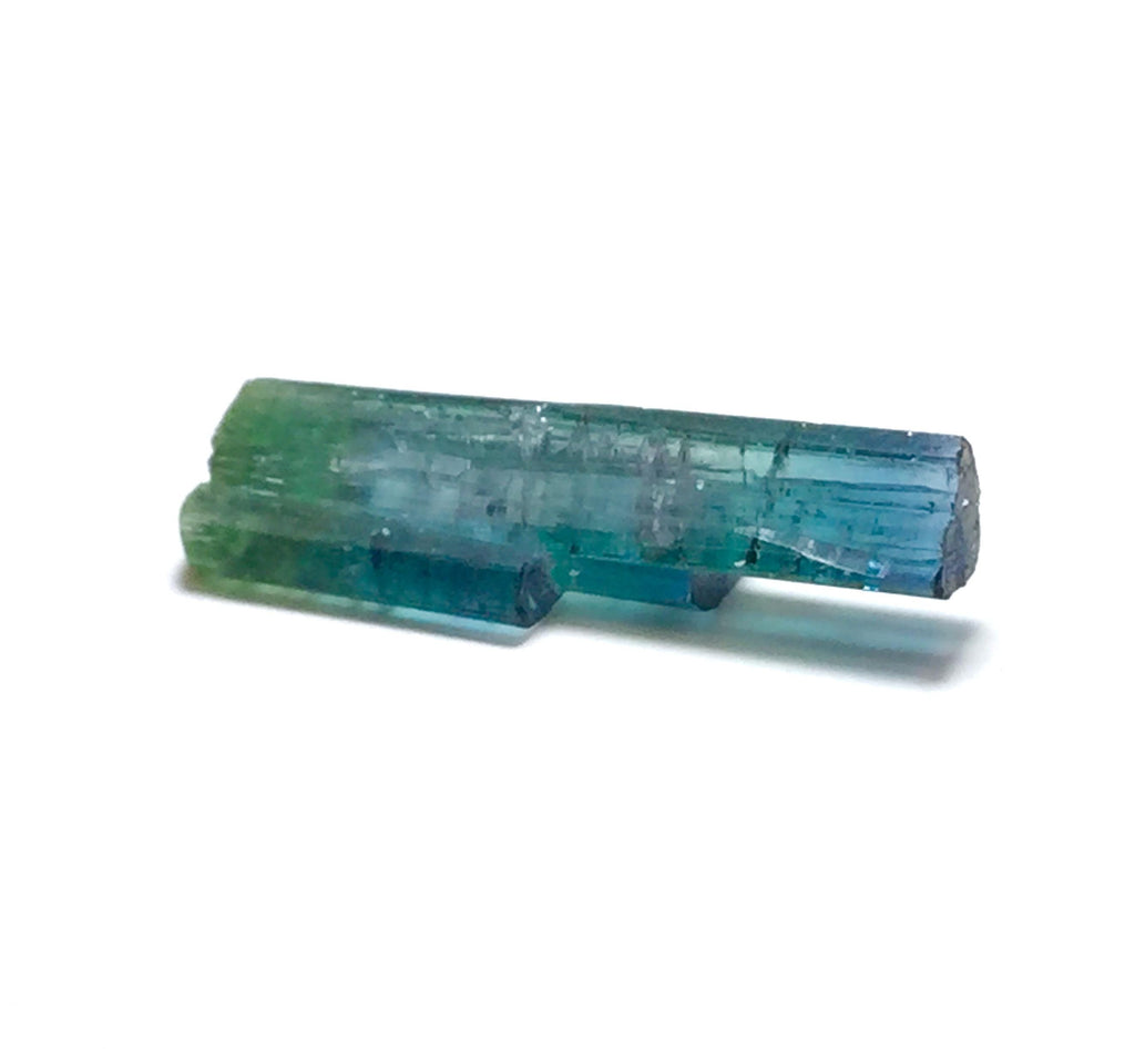 8.4 Carat Natural Indicolite Blue Tourmaline Stepwise Crystals – Terminated Peche Mine Afghanistan