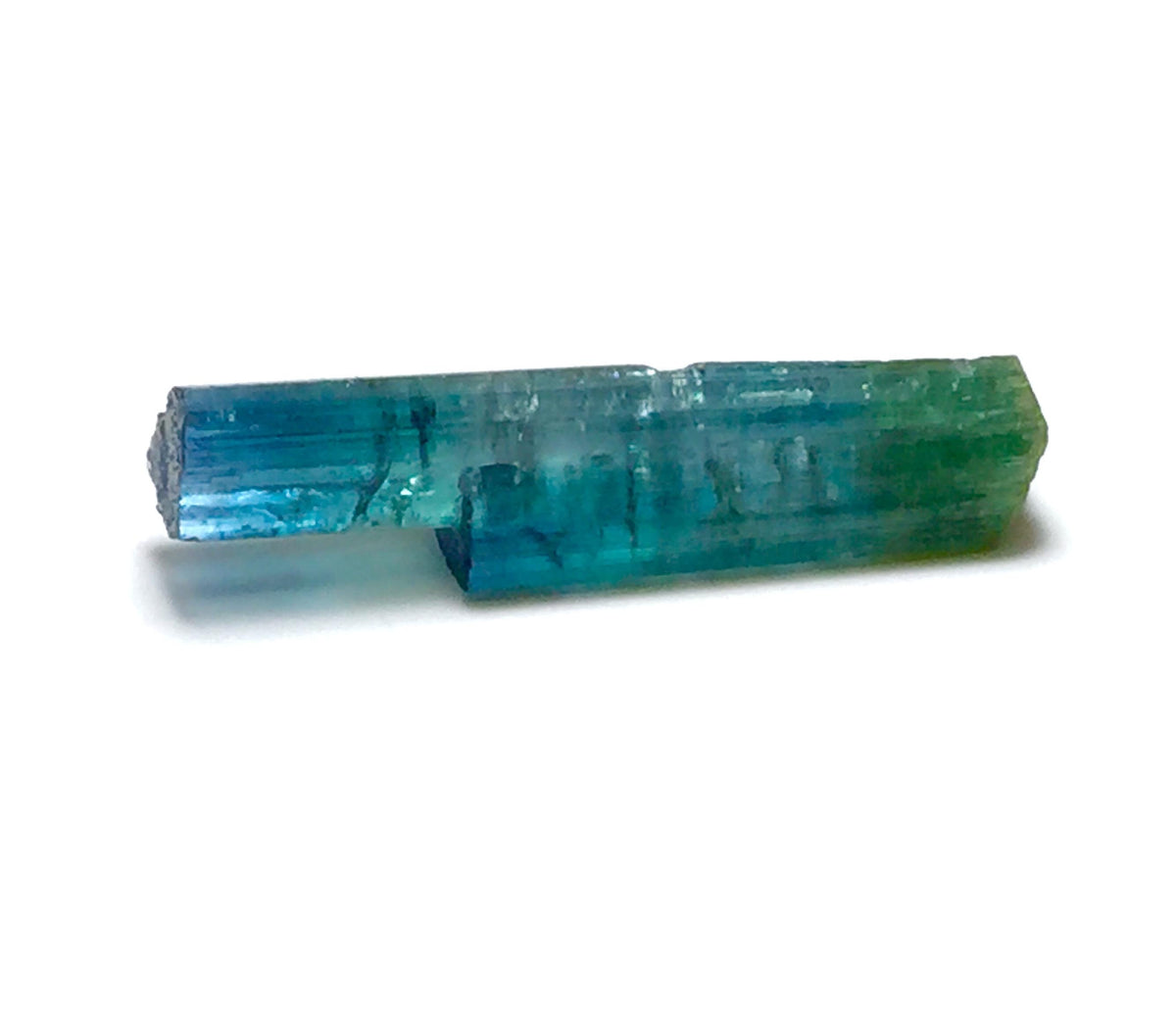 8.4 Carat Natural Indicolite Blue Tourmaline Stepwise Crystals – Terminated Peche Mine Afghanistan