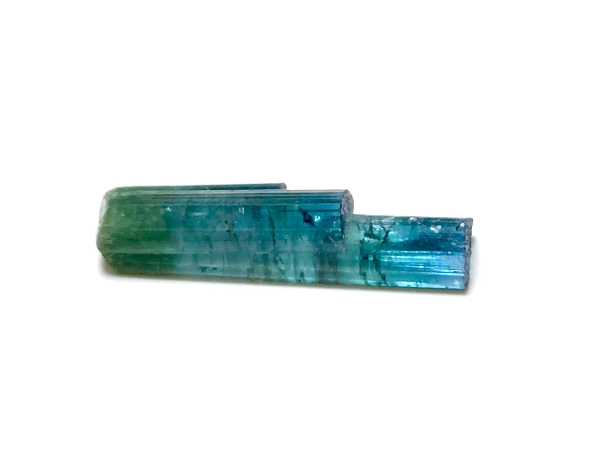 8.4 Carat Natural Indicolite Blue Tourmaline Stepwise Crystals – Terminated Peche Mine Afghanistan