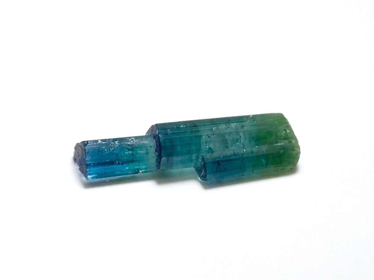 8.4 Carat Natural Indicolite Blue Tourmaline Stepwise Crystals – Terminated Peche Mine Afghanistan